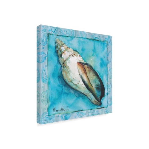 Marietta Cohen Art And Design 'Shell Scallop 2' Canvas Art,18x18